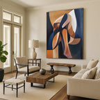 Abstract Figure Geometric Abstract Painting for Art - Centric Spaces GAB1418