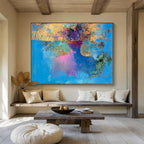 Colorful Abstract Figure - A Blend of Identity and Color ABS021