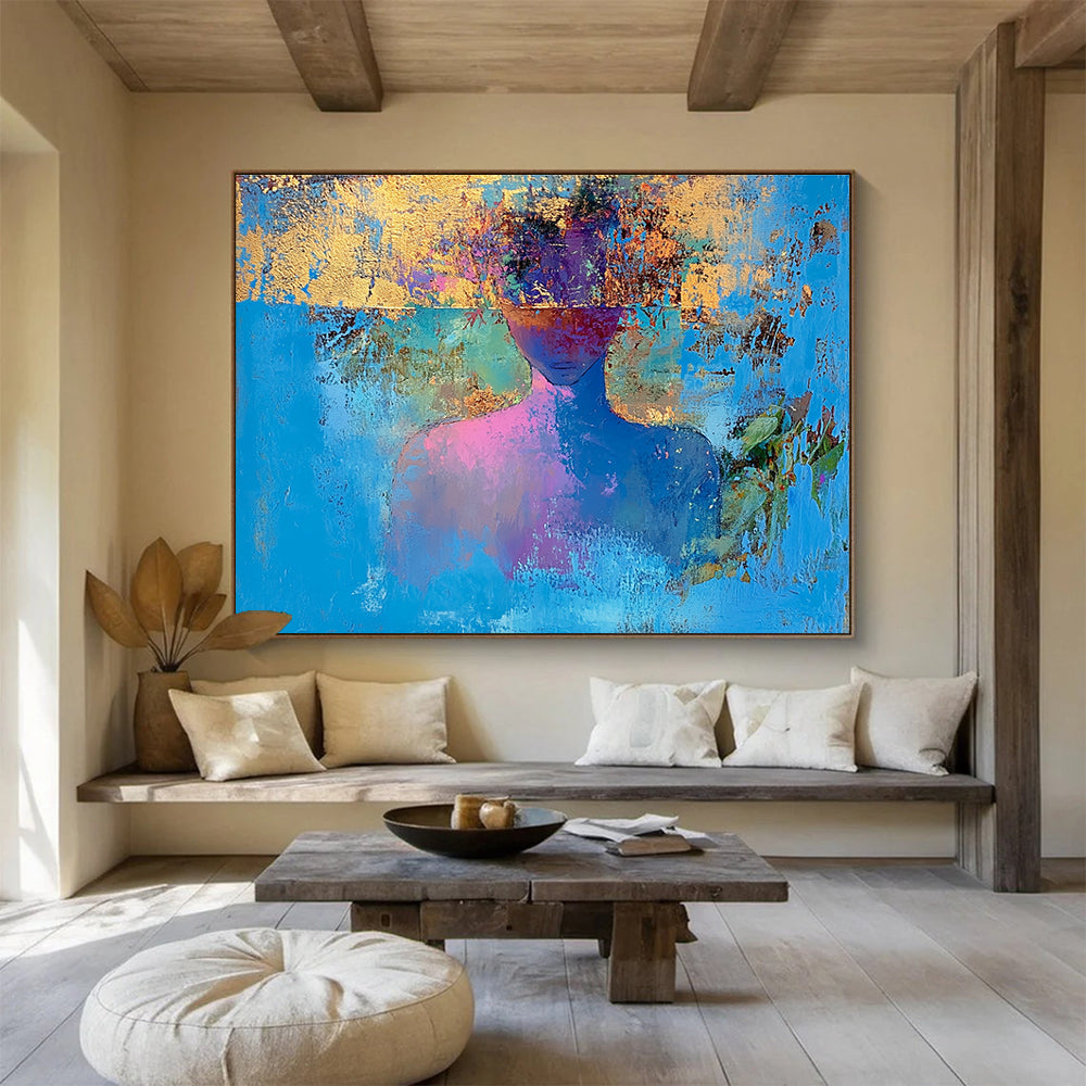 Colorful Abstract Figure - A Blend of Identity and Color ABS021