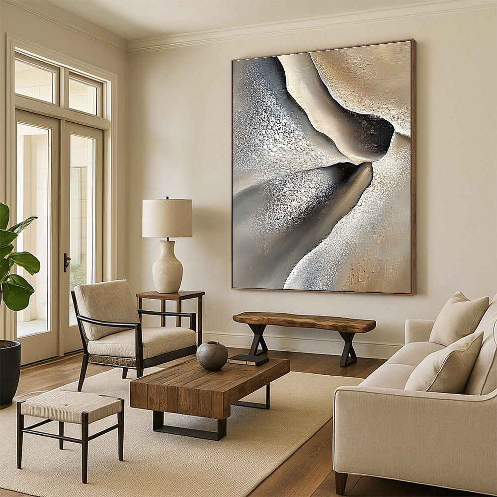 Textured Desert Abstract Painting for Southwest - Inspired Restaurants GAB1018