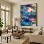Another Collage - Style Abstract Painting for Creative Studios GAB1055