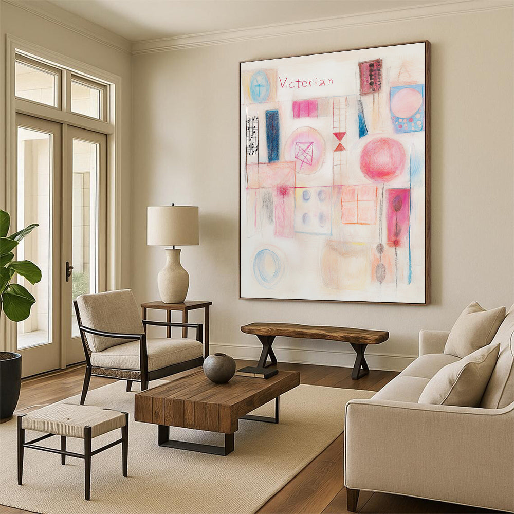 Victorian Abstract Nostalgic Abstract Art GAB0363