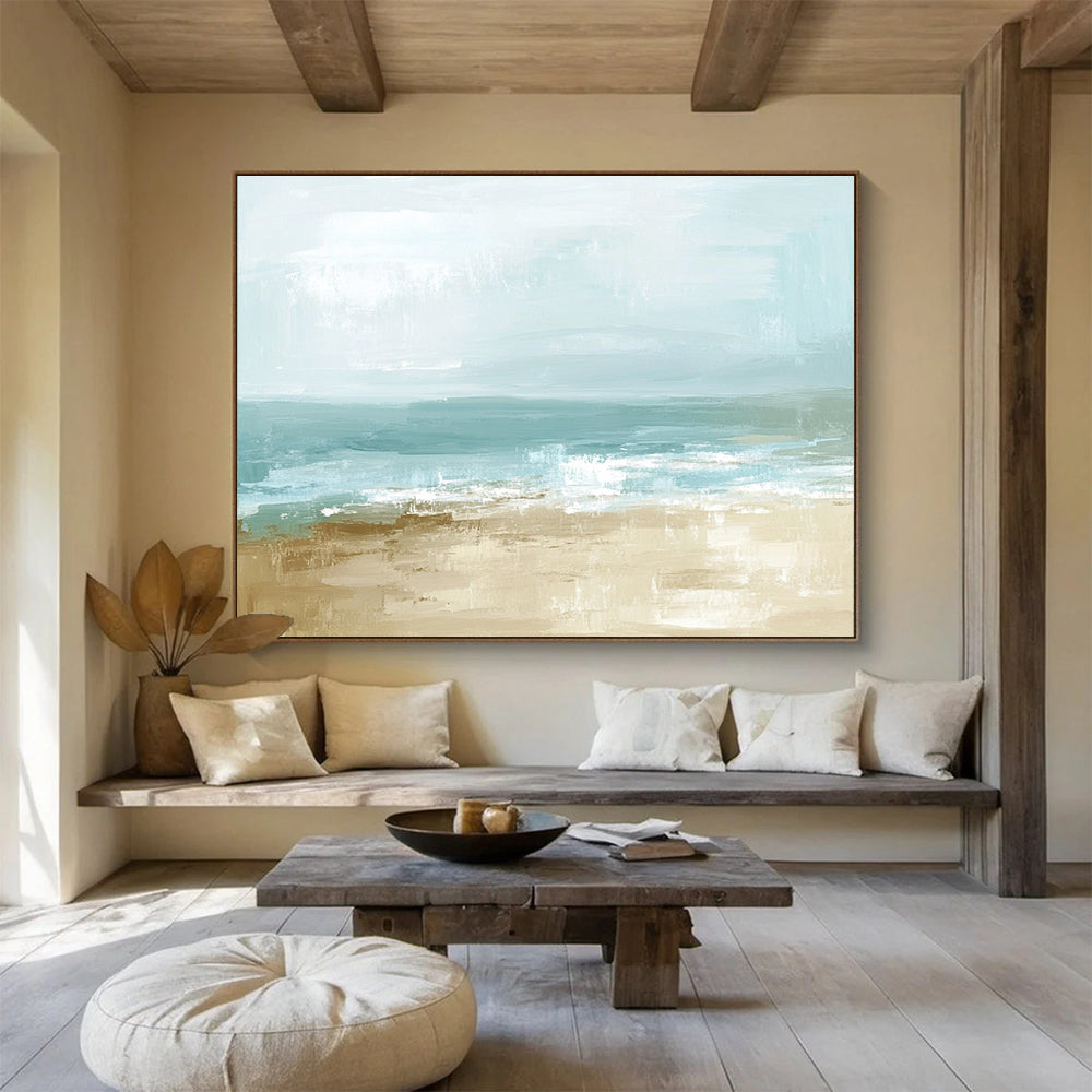 Minimalist Sea - Sky Abstraction Abstract Painting ABS136