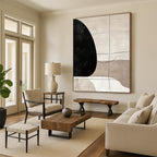Minimalist Abstract Forms Painting with Quiet Sophistication WINK418