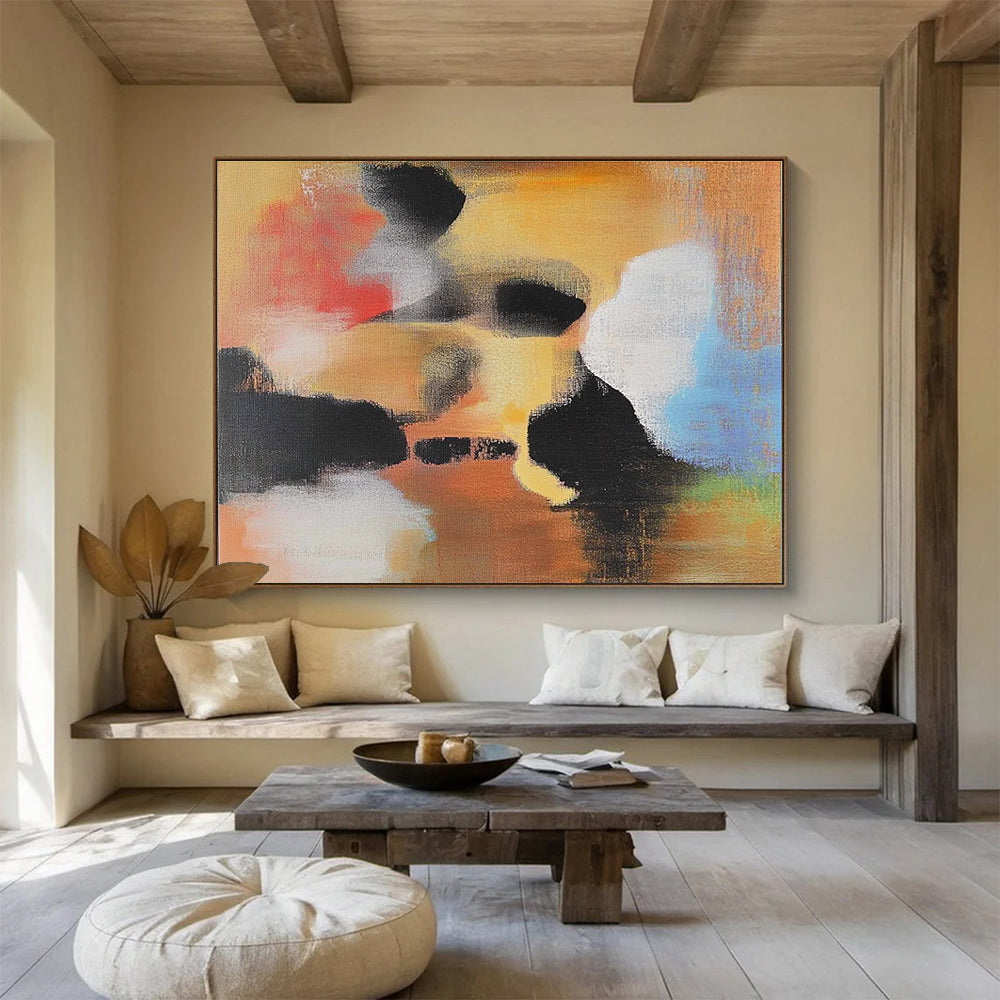 Soft - hued Abstract Art for Sophisticated Spaces ABS002