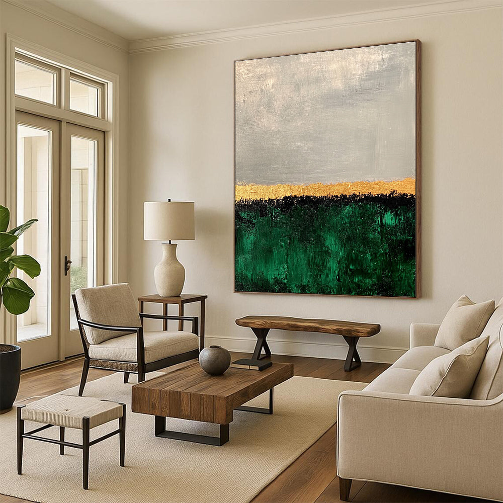 Landscape - Inspired Abstract Painting with Earthy Tones WINK819