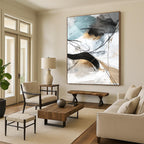 Line - Color Abstract Fusion Painting with Creative Rhythm WINK448