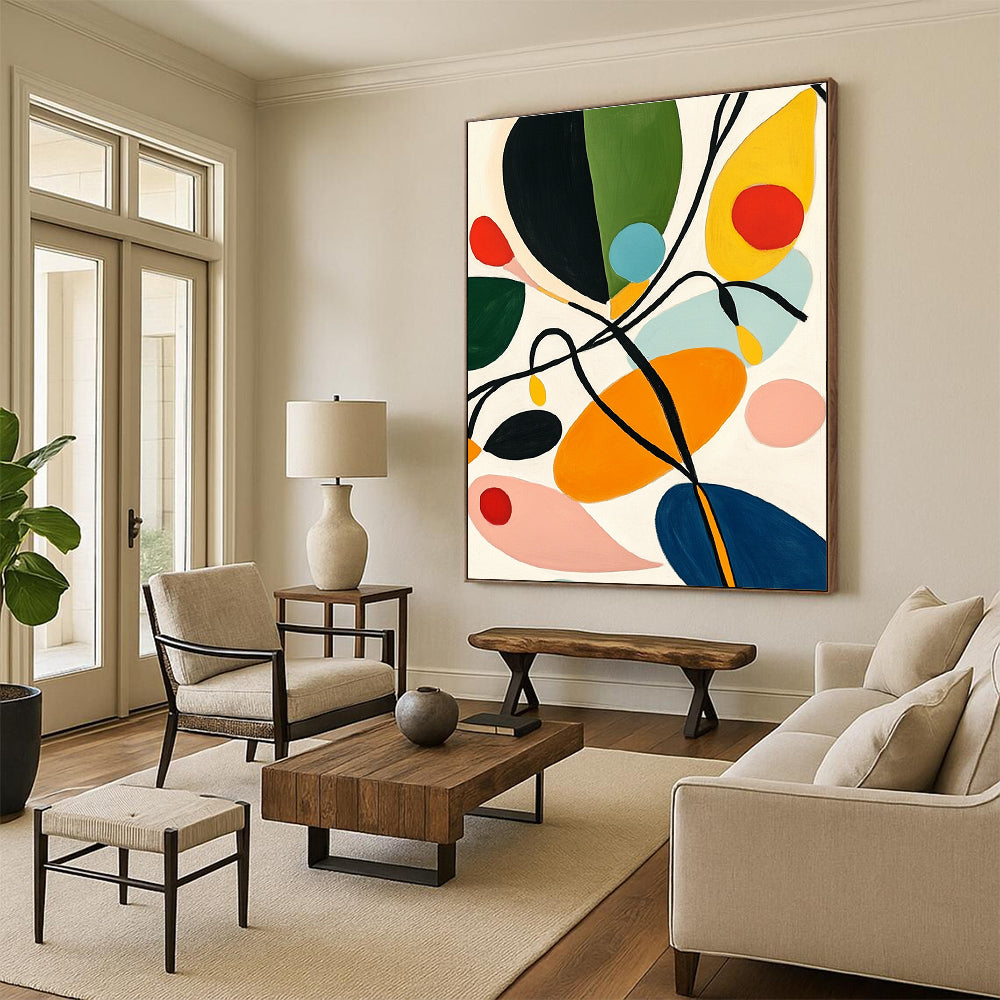 Colorful Organic Shapes - Playful Abstract Art GAB0403
