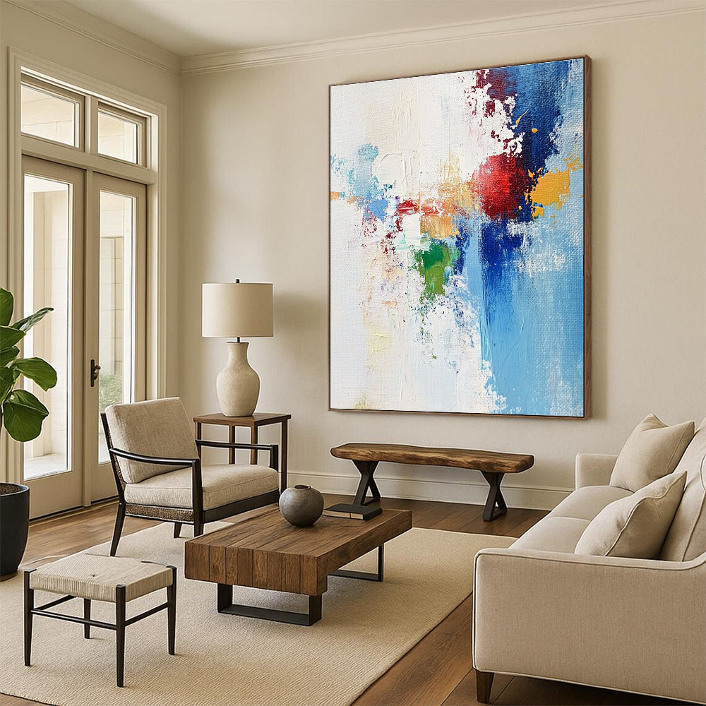 Colorful Splash Abstract Painting for Creative Children’s Play Areas GAB0929