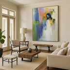 Figure with Foliage Abstract Painting for Spiritual - Styled Spaces GAB1072