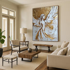 Handmade Large Custom Abstract Painting for Bedroom & Living Room GAB1519