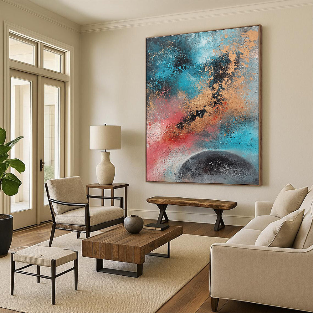 Cosmic Abstract Scene Painting with Mysterious Allure WINK333