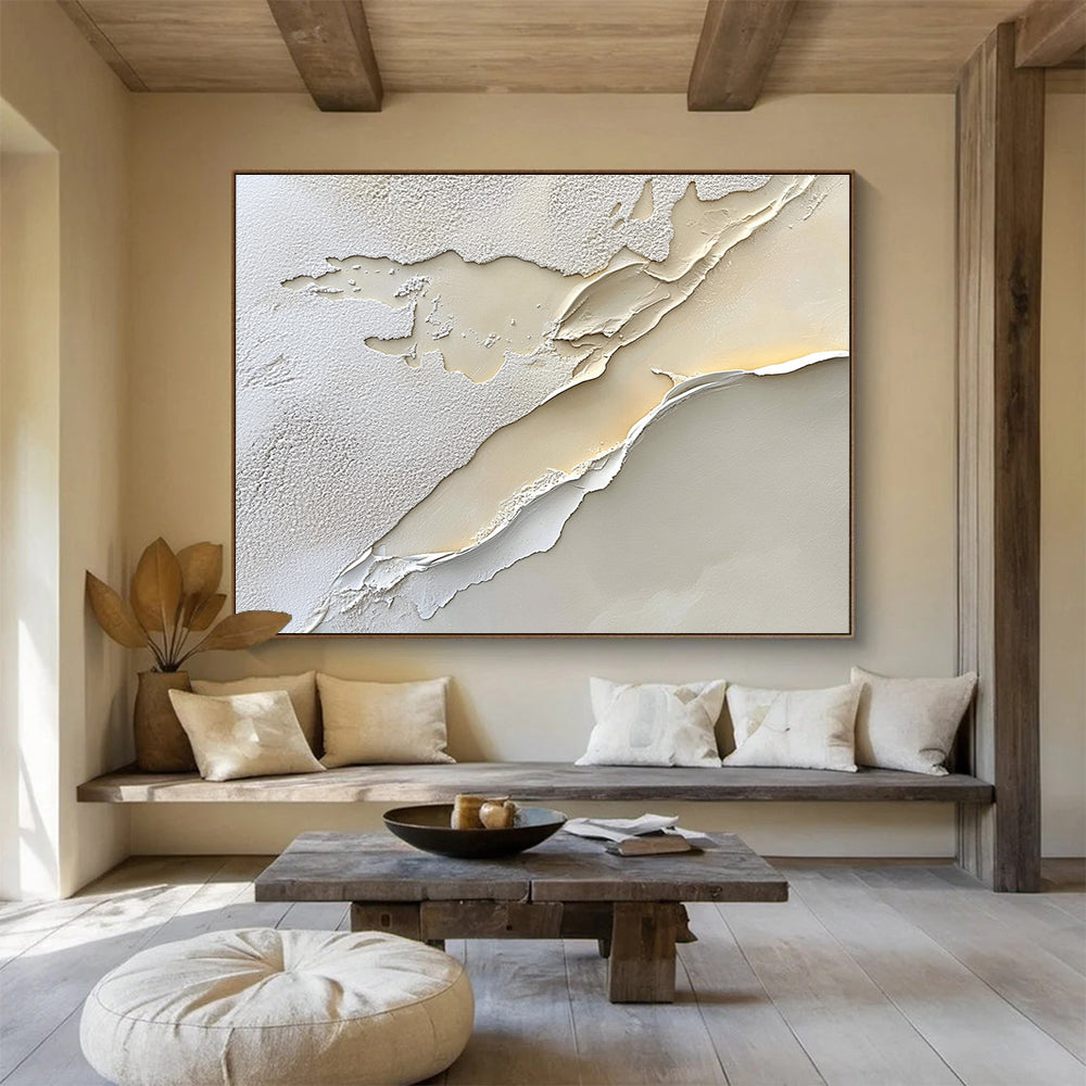 Textured Neutral Abstract  Subtle Earthy Tones ABS051