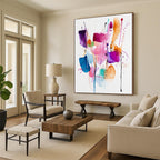 Colorful Drip Composition Abstract Painting for Art - Loving Studios GAB0992