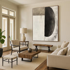 Minimalist Abstract Shapes Painting for Scandinavian - Styled Studies GAB1133
