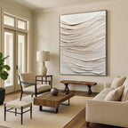 Textured - Wave Abstract Painting with 3D Effects WINK873