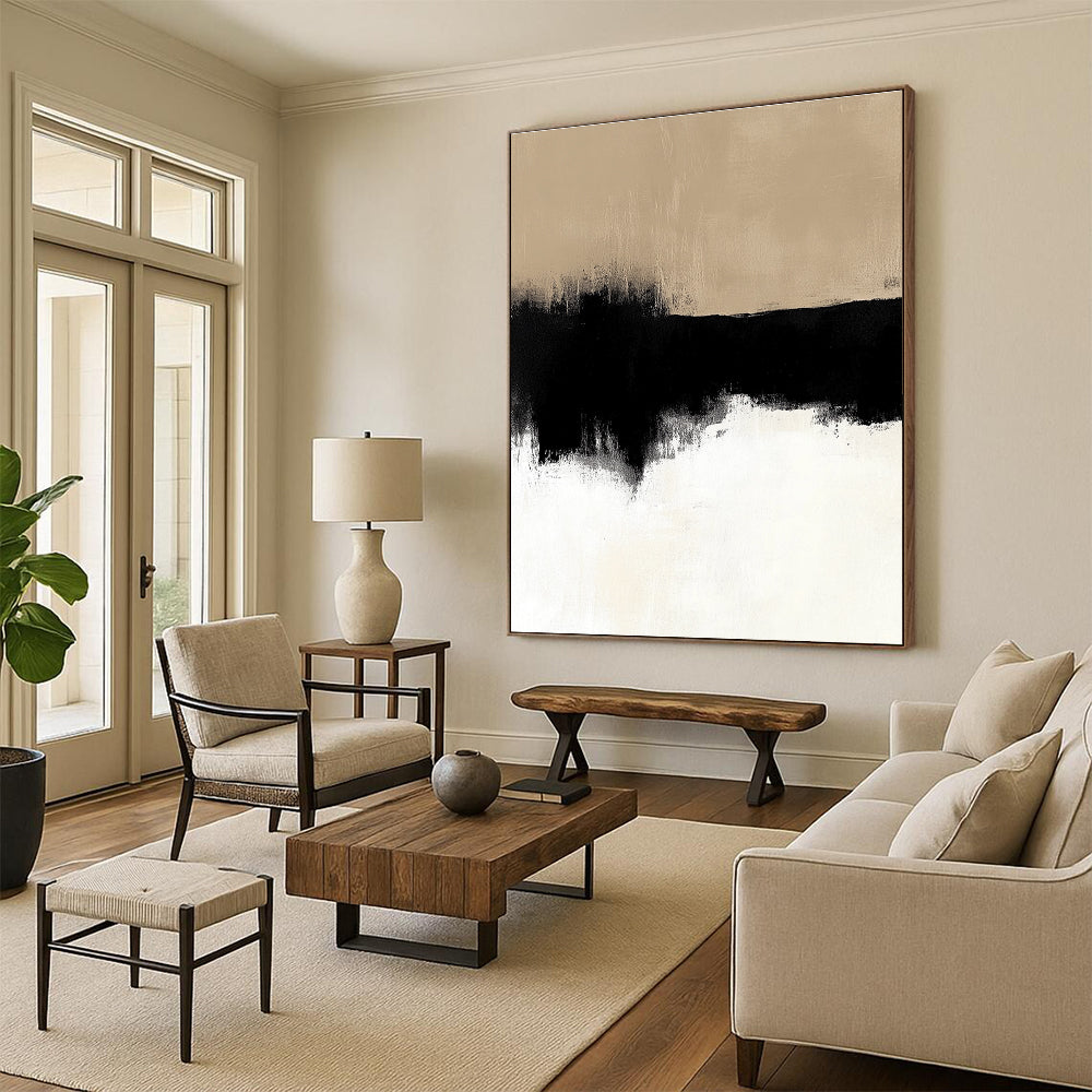 Minimalist Color Field Abstract Painting with Subtle Power WINK159