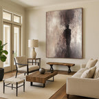 Shadowy Figure Abstract - Mysterious Abstract Painting GAB0645
