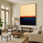 Sunset Abstraction Abstract Painting with Tranquil Gradients WINK192