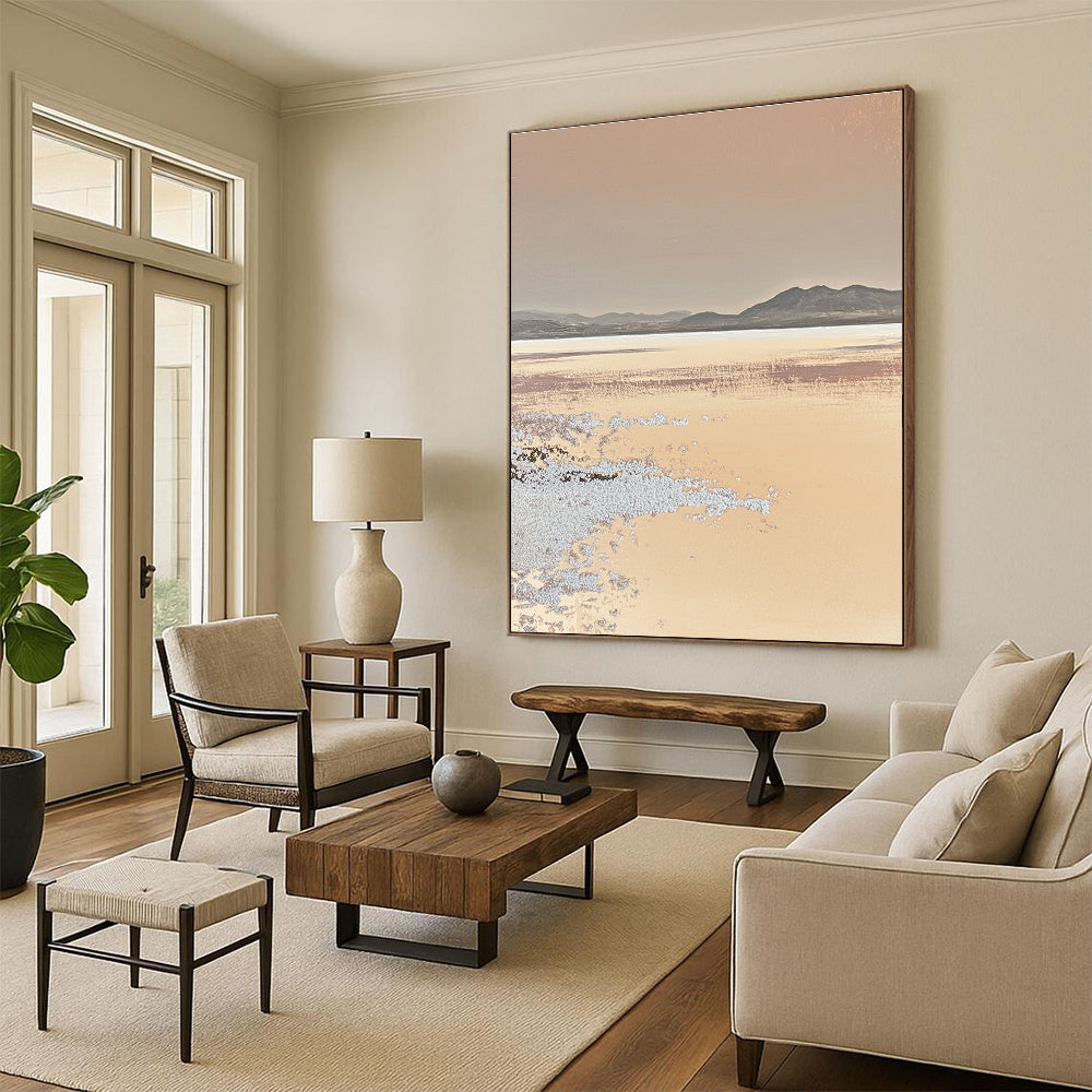 Desert Landscape Serene Abstract Painting for Nature - Inspired Interiors GAB1481