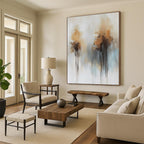 Abstract Tree Landscape Painting for Modern Country Home Interiors GAB1173