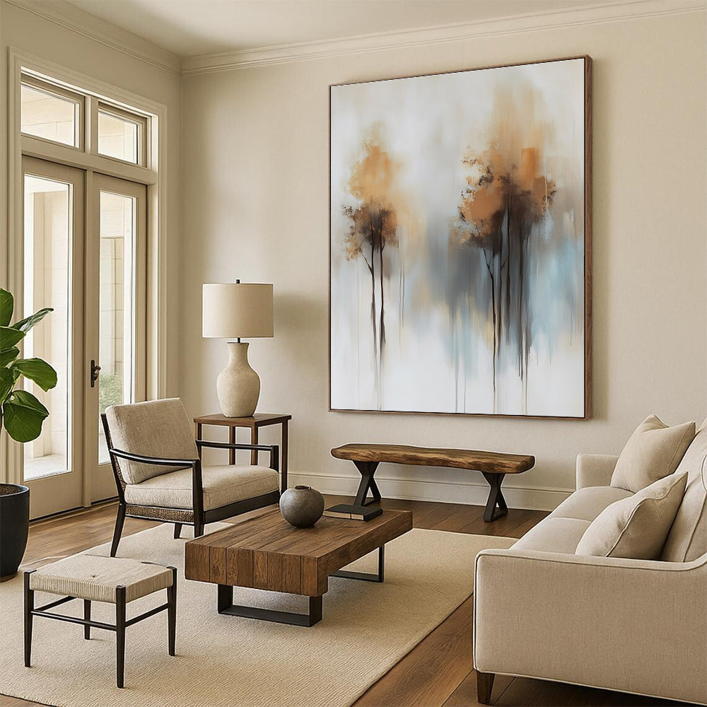 Abstract Tree Landscape Painting for Modern Country Home Interiors GAB1173