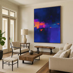 Neon Colored Abstract Painting with Vibrant Night WINK747