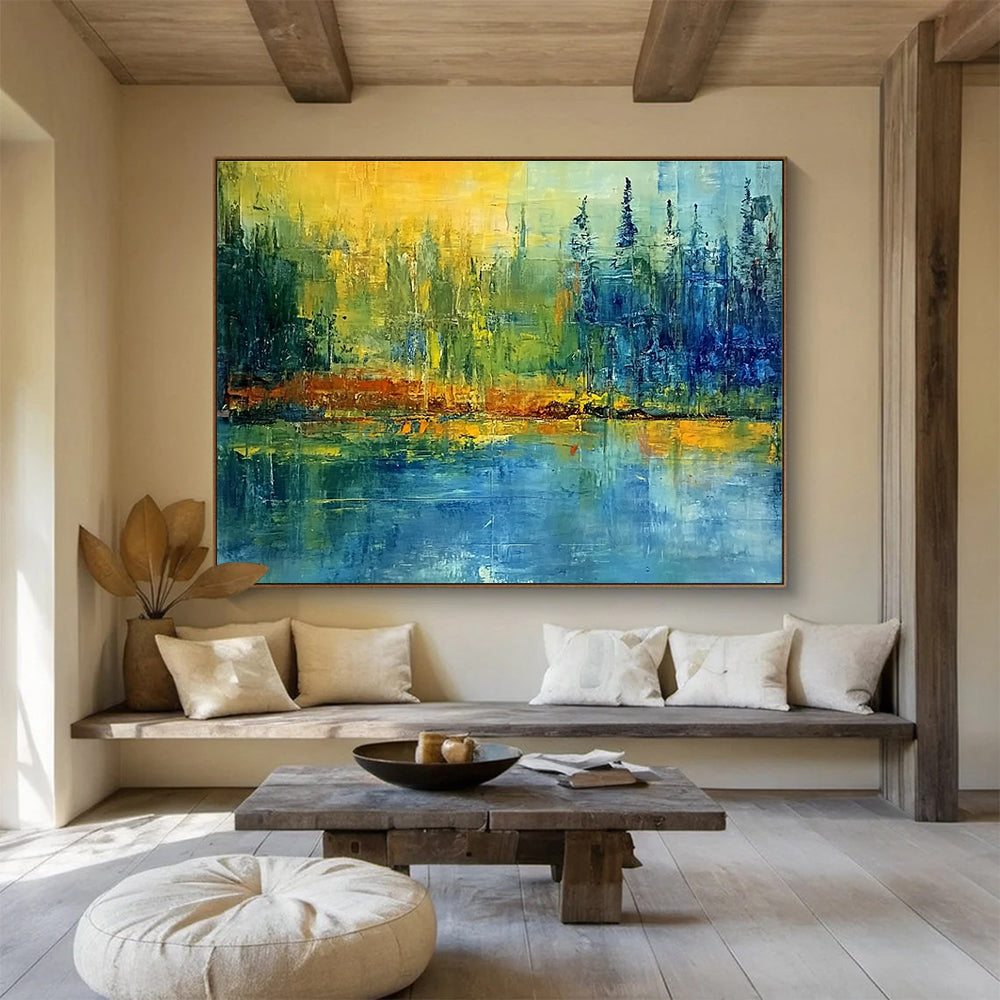 Colorful Landscape Abstract  Dreamy Nature ABS110