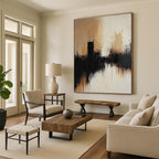 Cityscape Abstract Painting for Urban - Inspired Home Theaters GAB1215