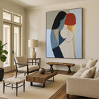 Abstract Female Form Painting of Modern Elegance GAB0200