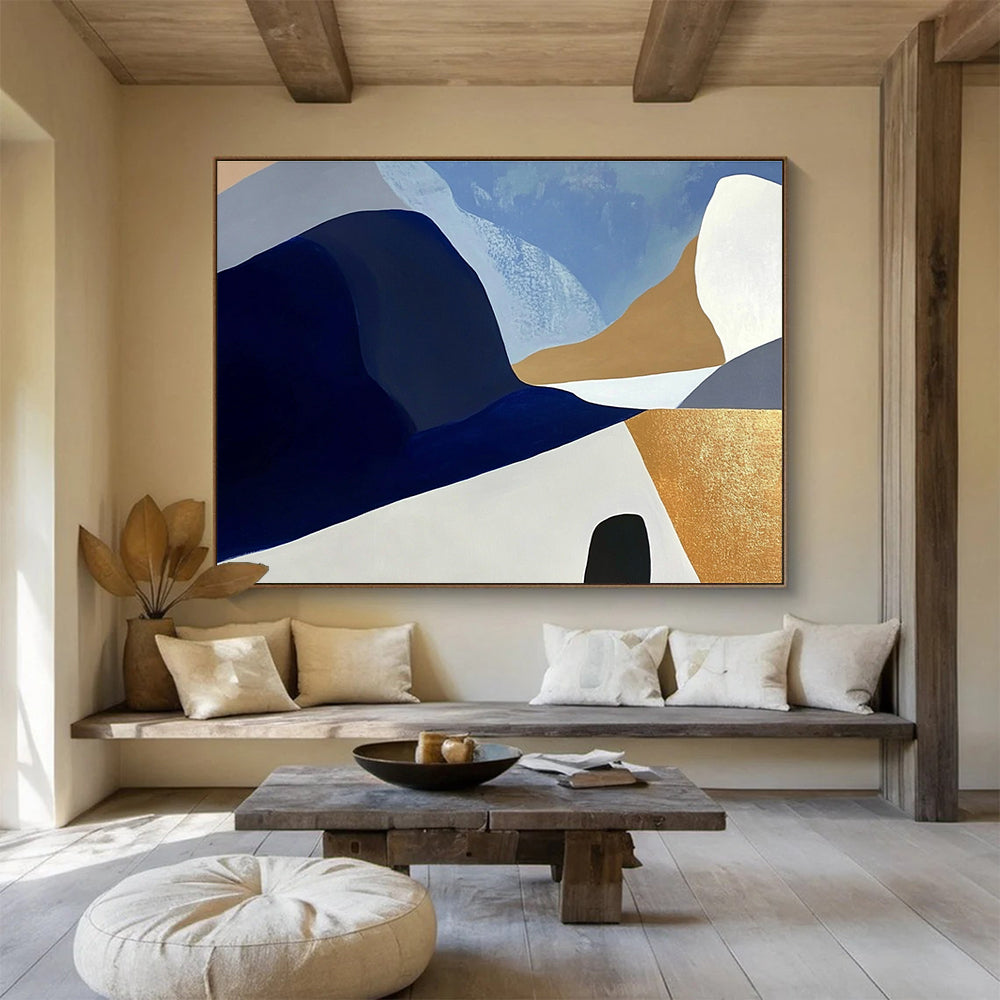 Minimalist Color - Blocked Landscape  Modern Nature ABS036