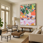 Fig Still Life Abstract Painting for Gourmet Kitchens HENG437