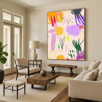 Colorful Abstract Doodles - Playful Expressive Abstract Art GAB0442
