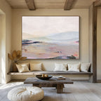 Pastel Landscape Abstract Painting for Romantic Spaces YHT129