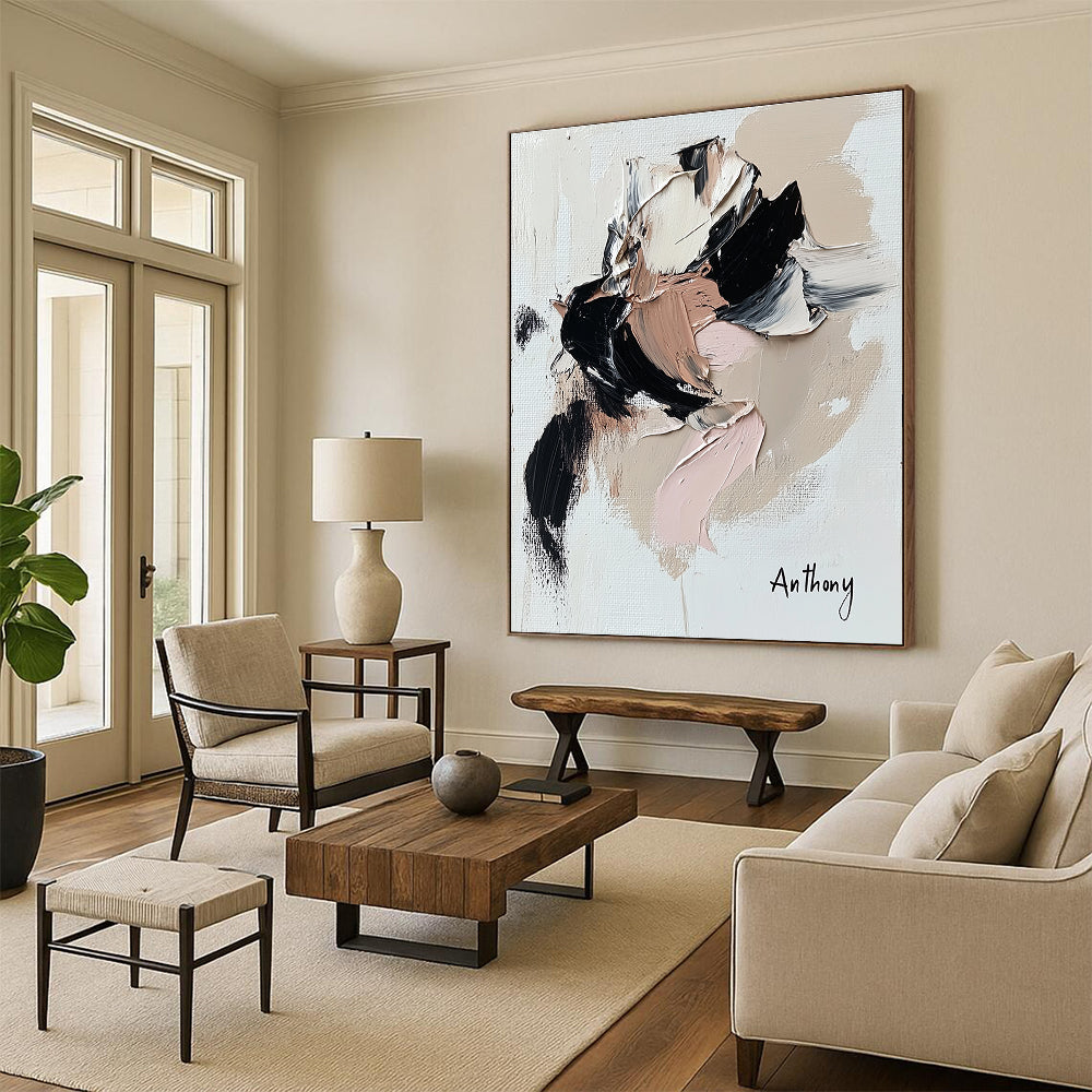Palette Knife Abstract Painting for Modern Decor GAB0724