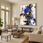 Colorful Abstract Figure Painting for Artistic Living Spaces GAB1110