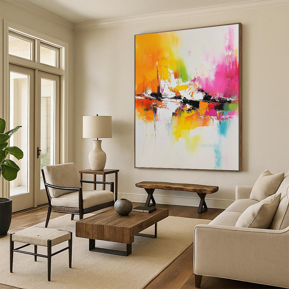 Colorful Abstract Harmony Painting with Joyful Melody WINK712
