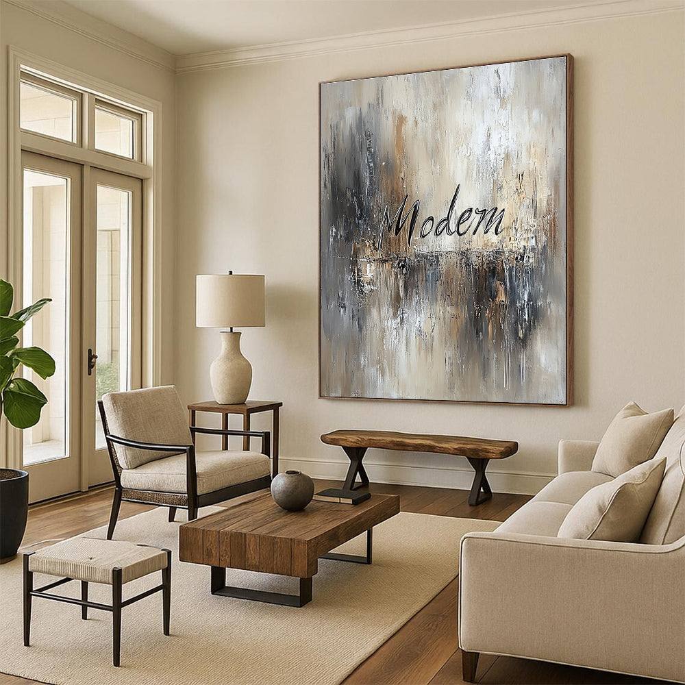 Abstract “Modern” Text Painting for Contemporary Design Studios GAB1235