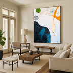 Colorful Abstract Shapes Painting for Creative Spaces GAB0722