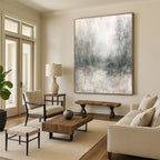 Misty Forest Landscape Abstract Painting of Ethereal Nature GAB0203