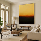 Gradient Color Field Abstract Painting for Serene - Styled Spas GAB1099