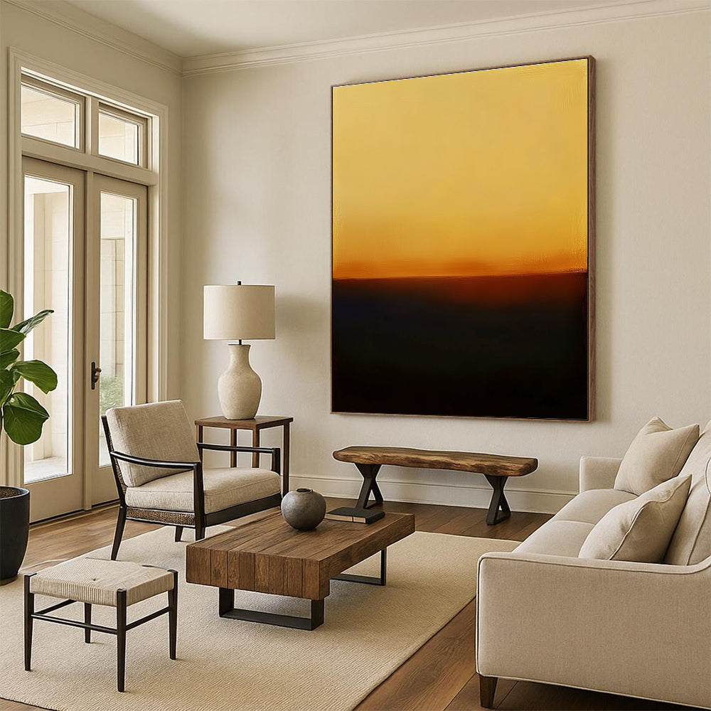 Gradient Color Field Abstract Painting for Serene - Styled Spas GAB1099