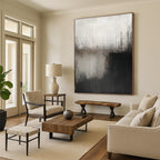 Black White Abstract - Minimalist Landscape Art GAB0559