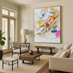 Colorful Palette Abstract Painting for Artistic Spaces GAB0737