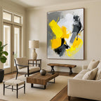 Bright - Contrast Abstract Painting with Cheerful Dynamism WINK809