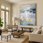 Colorful Abstract Landscape Painting for Modern Art Enthusiasts HENG312