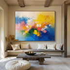 Explosive Color with Dynamic Composition Abstract Painting ABS349