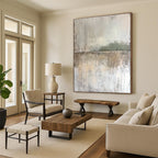 Textured Neutral Abstract Painting with Timeless Charm WINK703