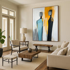 Abstract Human Forms Expressive Abstract Painting GAB0297