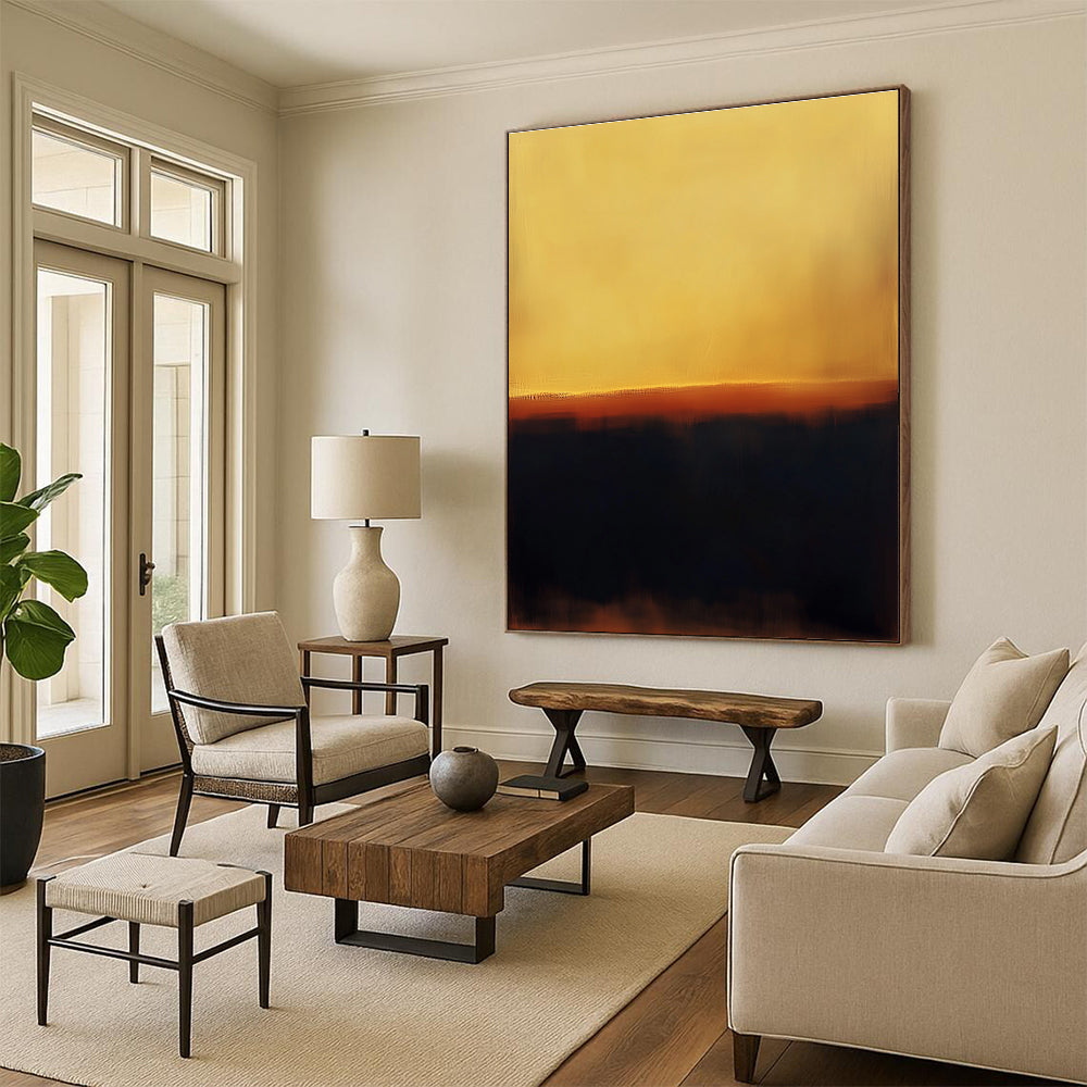 Gradient Abstract Painting with Timeless Serenity WINK779